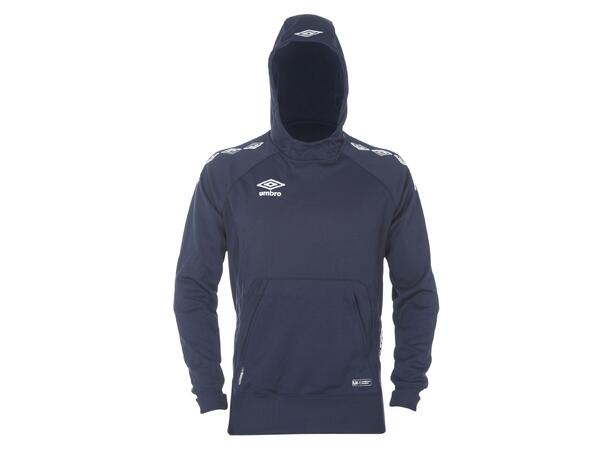 UMBRO UX-1 Hood Top jr Marine/Hv 164 Tøff teknisk hettegenser 